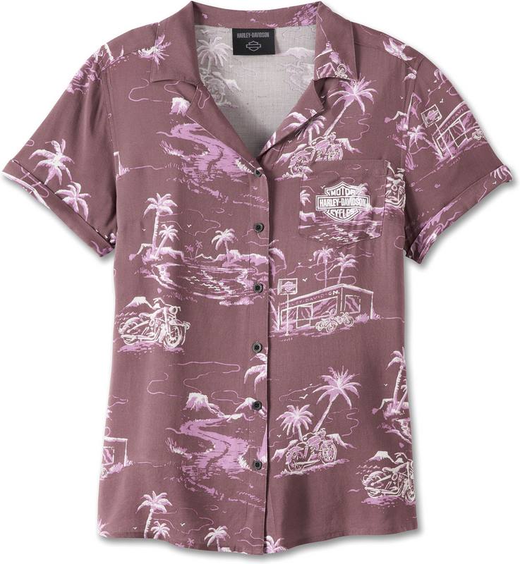 Harley-Davidson Shirt-Woven  Individual all-over print | 97521-23VW