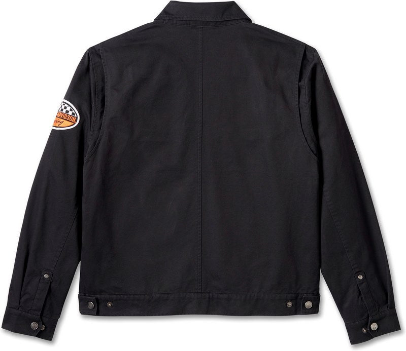 Harley-Davidson Men'S 120Th Anniversary Work Jacket  Black Beauty | 97526-23VM