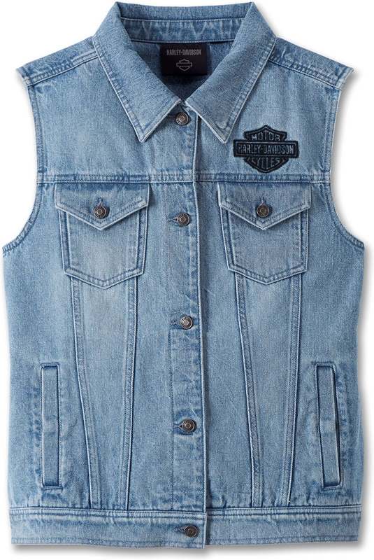Harley-Davidson Women'S Kickstart 3-In-1 Denim Jacket  Medium Indigo | 97538-23VW