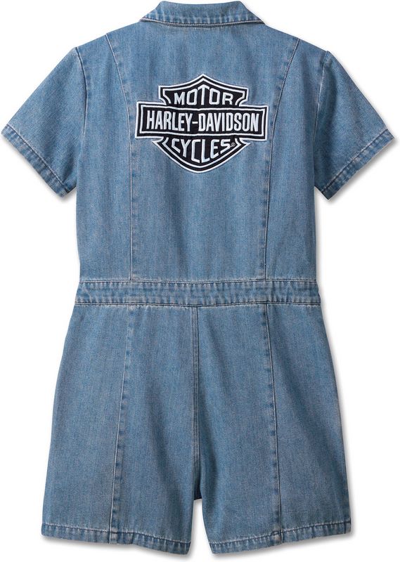 Harley-Davidson Jumpsuit-Denim Shorts  Medium Indigo | 97543-23VW