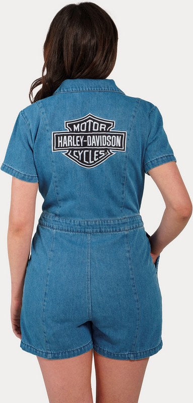 Harley-Davidson Jumpsuit-Denim Shorts  Medium Indigo | 97543-23VW