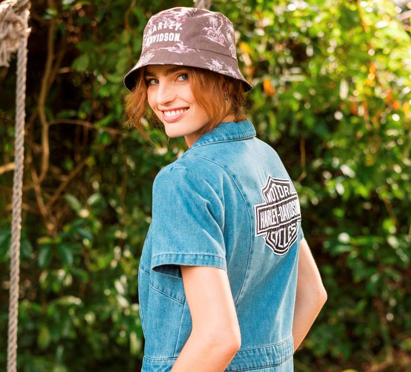 Harley-Davidson Jumpsuit-Denim Shorts  Medium Indigo | 97543-23VW