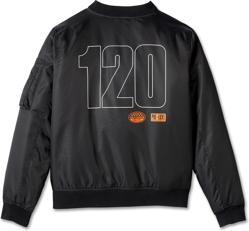 Harley-Davidson Women'S 120Th Anniversary Bomber Jacket  Black Beauty | 97556-23VW