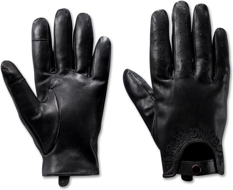 Harley-Davidson Gloves-Ff Leather  Black Beauty | 97664-24VW