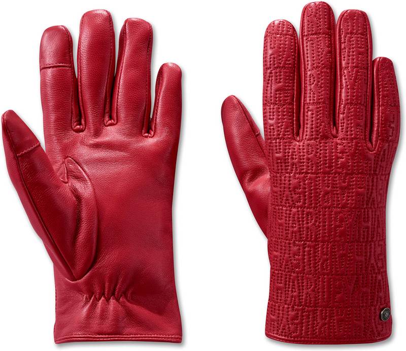 Harley-Davidson Gloves-Ff Leather  Chili Pepper | 97667-24VW