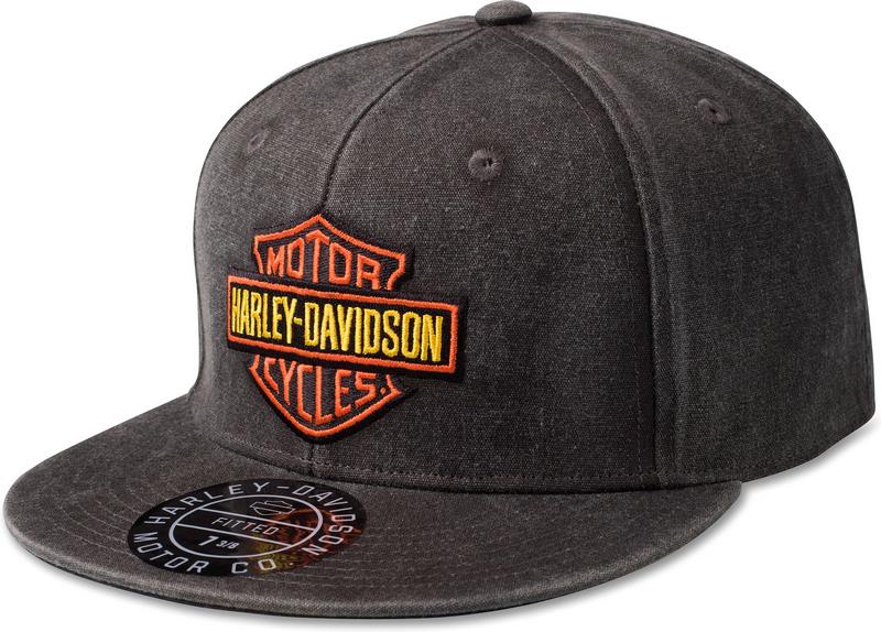 Harley-Davidson Bar & Shield Washed Fitted Cap  Black Beauty | 97776-23VM