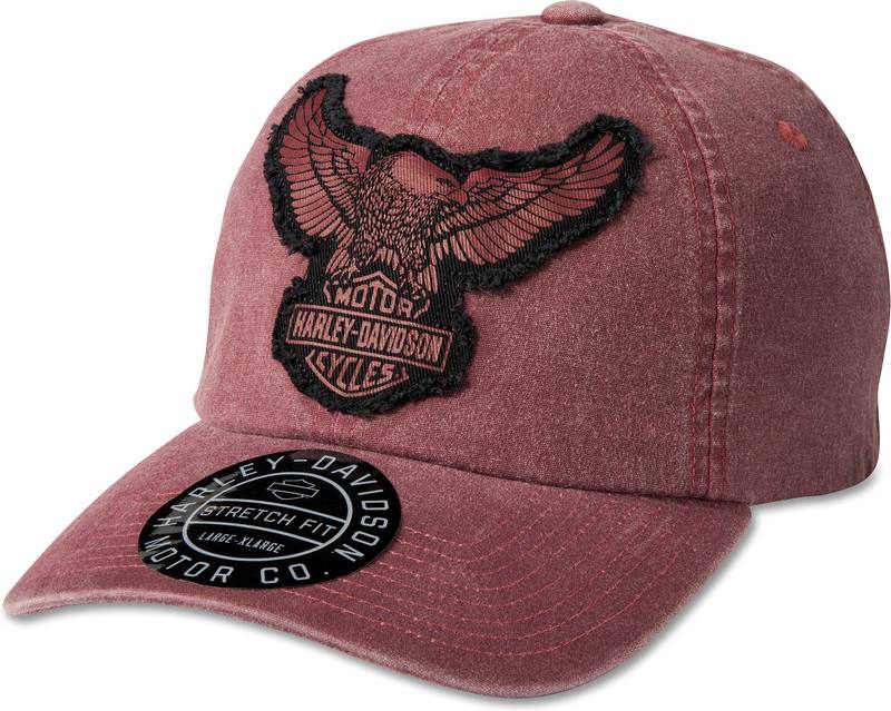 Harley-Davidson Embroidered Eagle Stretch-Fit Cap  Decadent Chocolate | 97788-23VM