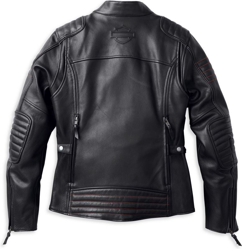 Harley-Davidson Heather Avenue Triple Vent System Leather Jacket For Women  Black | 98004-22VW