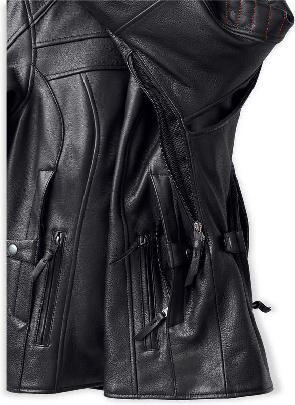 Harley-Davidson Heather Avenue Triple Vent System Leather Jacket For Women  Black | 98004-22VW