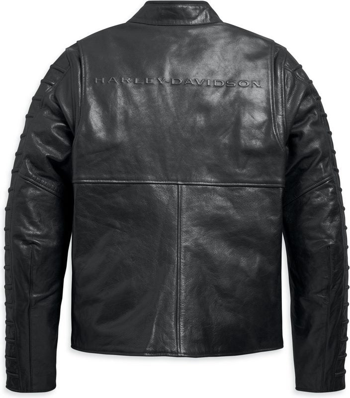 Harley-Davidson Ozello Perforated Leather Jacket  Black | 98006-20EM