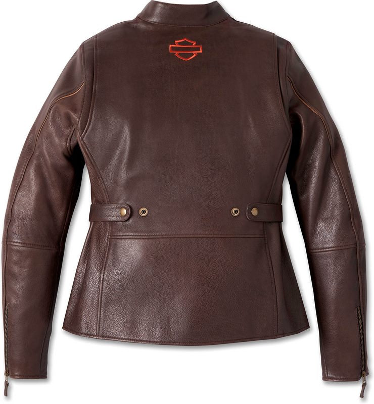 Harley-Davidson Leather Jacket Victory Lane  Java | 98006-23EW