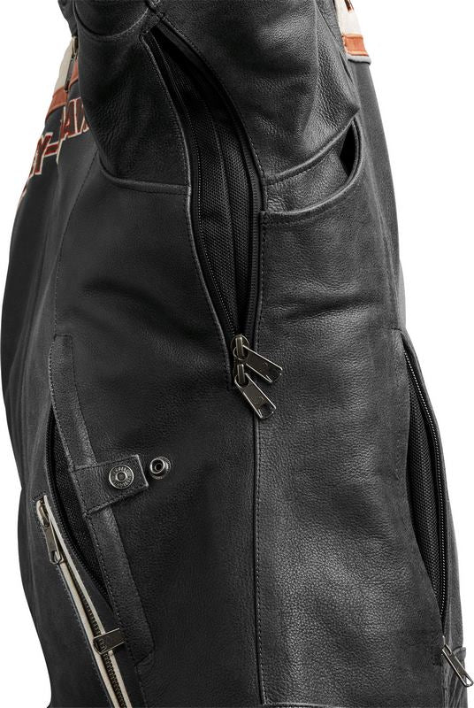 Harley-Davidson H-D® Triple Vent Miss Enthusiast Ii Leather Jacket  Colorblocked | 98008-21EW