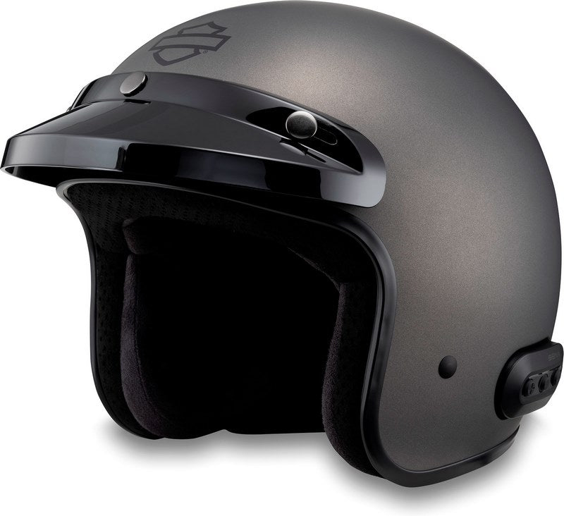 Harley-Davidson Fury N04 3/4 ヘルメット  内蔵ブルートゥースインカム(SENA)付   Matt Silver | 98010-23EX