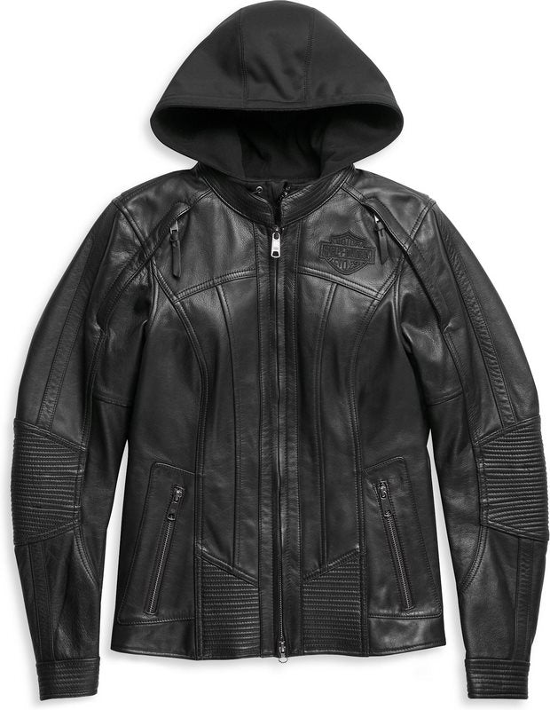 Harley-Davidson Auroral Ii 3-In-1 Leather Jacket  Black | 98011-21EW