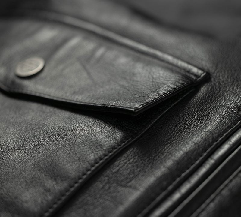 Harley-Davidson Jacket-Captains Modular Leather  Black | 98022-23VM
