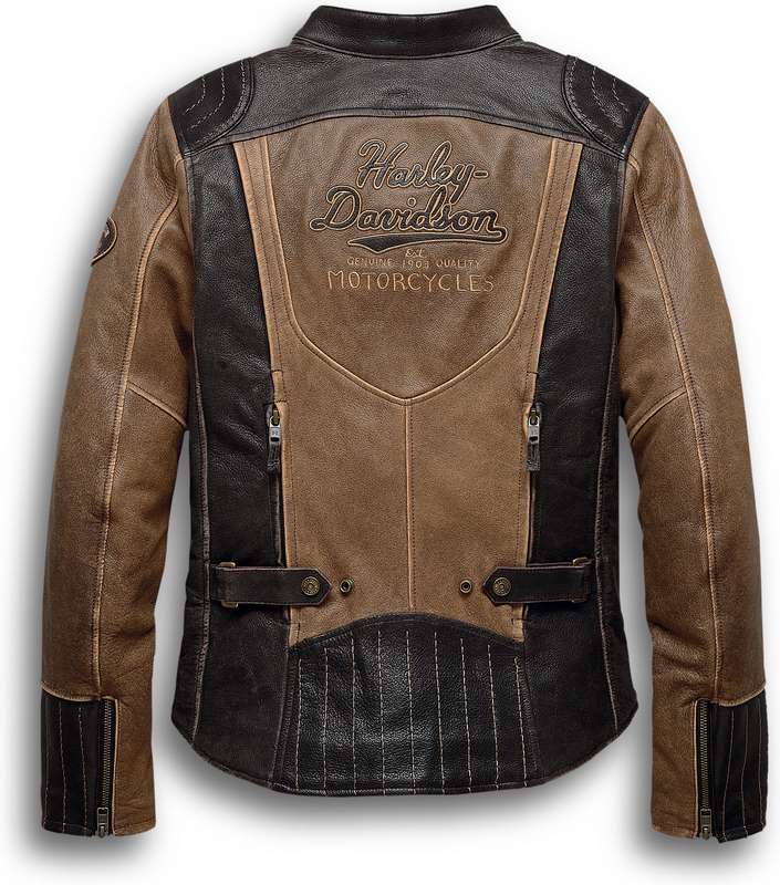 Harley-Davidson H-D® Triple Vent System Gallun Leather Jacket  Brown | 98066-19EW