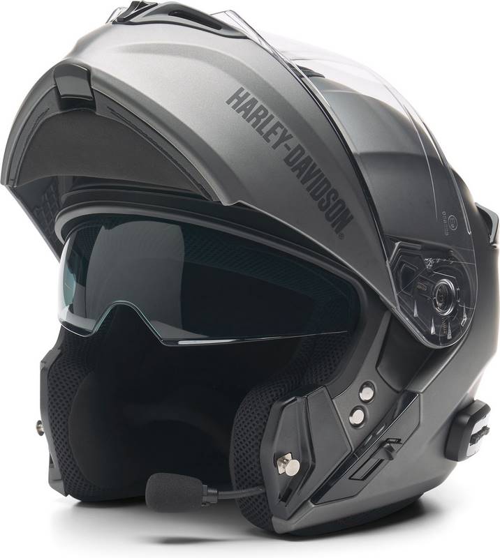 Harley-Davidson Outrush R モヂュラー ヘルメット 内蔵ブルートゥースインカム(SENA)付  Matt Silver | 98101-22EX