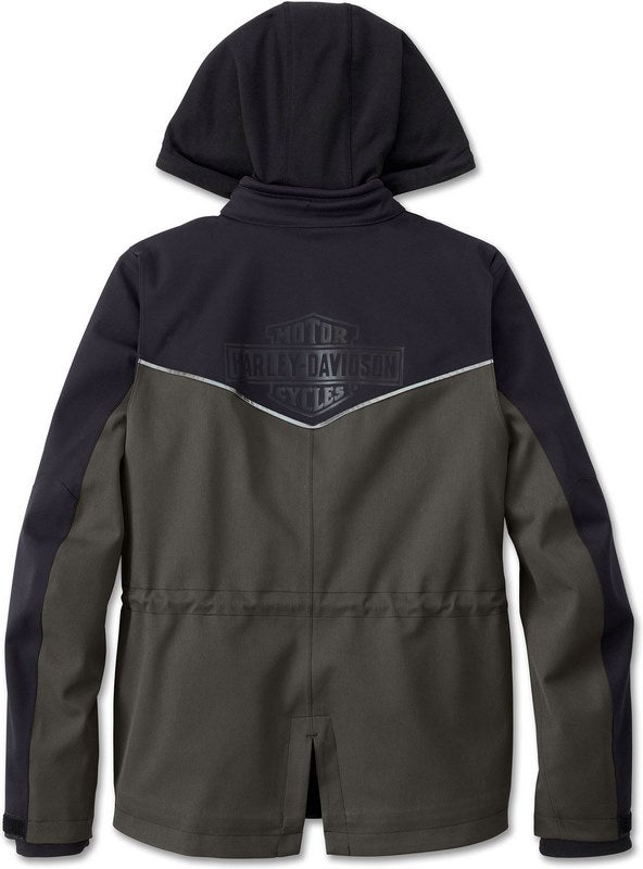 Harley-Davidson Jacket-Union 3N1 Textile  Black Olive/Black Beauty | 98108-24EW