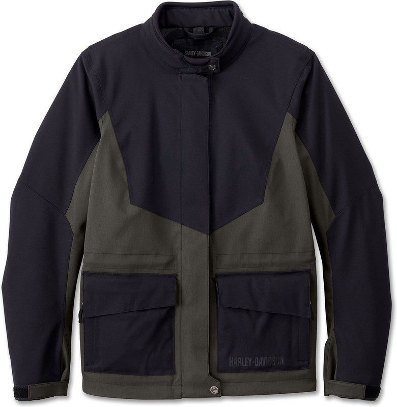 Harley-Davidson Jacket-Union 3N1 Textile  Black Olive/Black Beauty | 98108-24EW