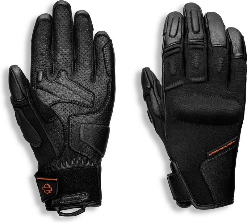 Harley-Davidson Women'S H-D Brawler Full-Finger Glove  Black | 98109-21EW