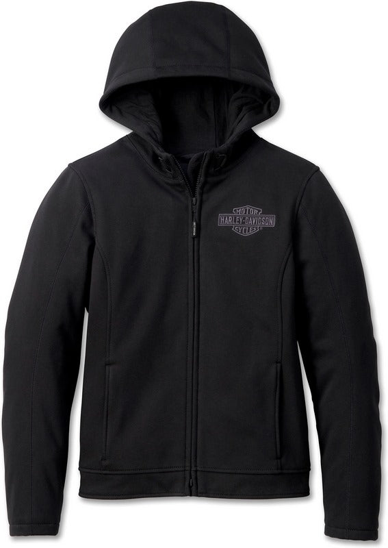 Harley-Davidson Shirt Jacket-Deflector Hooded  Black | 98112-23EW
