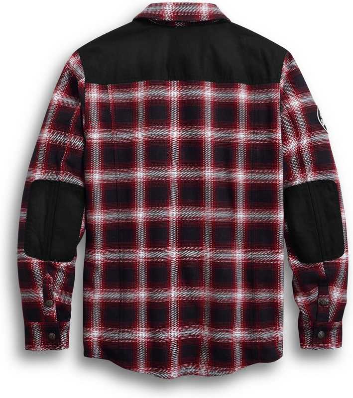 Harley-Davidson Arterial Abrasion-Resistant Slim Fit Riding Shirt Jacket  Plaid | 98124-20EM