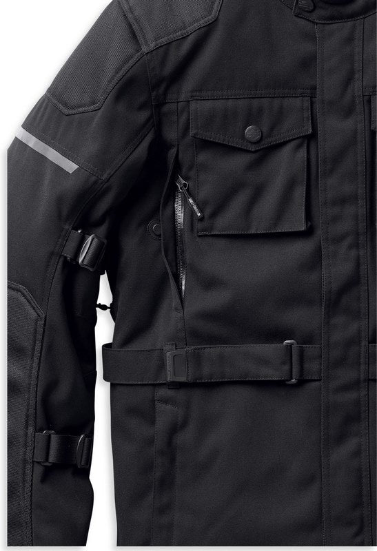 Harley-Davidson Men'S Quest Triple Vent System Jacket  Black | 98127-22EM