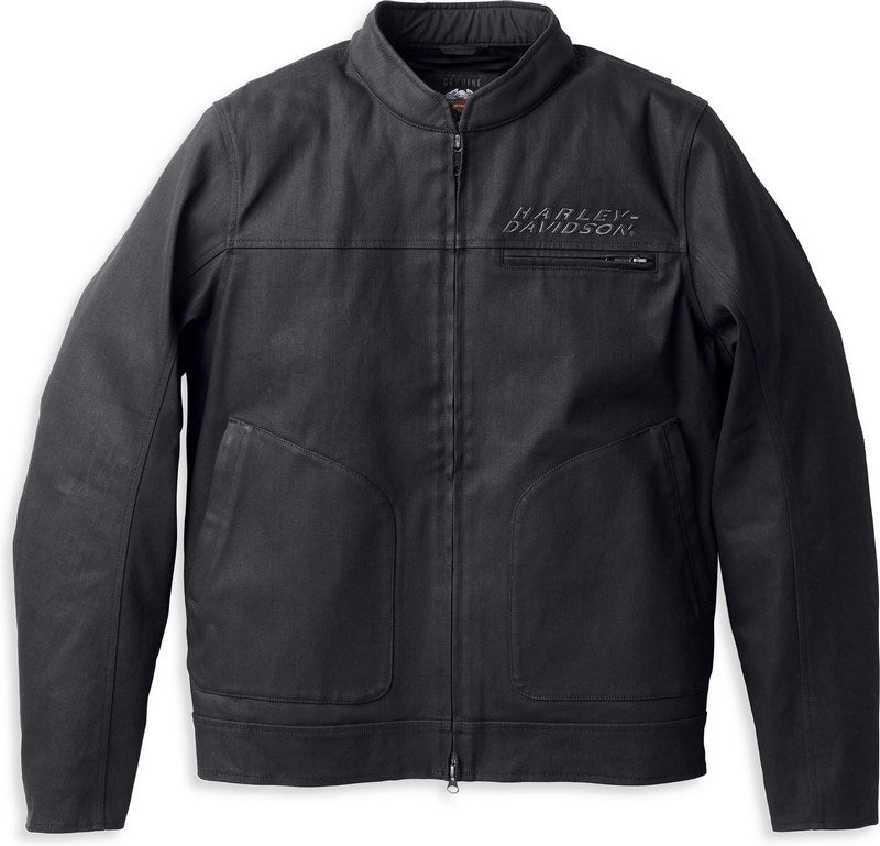 Harley-Davidson Men'S Metropolitan Mandarin Collar 3-In-1 Jacket  Black | 98132-22EM