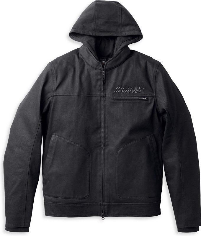 Harley-Davidson Men'S Metropolitan Mandarin Collar 3-In-1 Jacket  Black | 98132-22EM