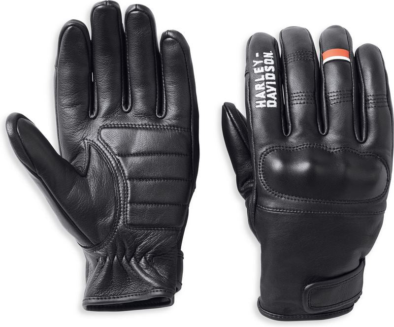 Harley-Davidson Men'S South Shore Leather Gloves  Black | 98140-22EM