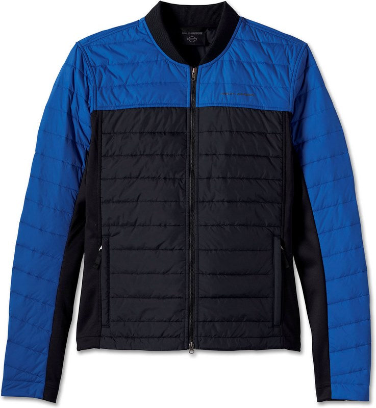 Harley-Davidson Mid Layer-Lightweight Textile  Black Beauty/True Blue | 98140-24VM