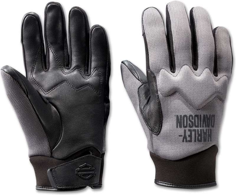 Harley-Davidson Men'S Dyna Knit Mesh Gloves  Cool Grey | 98143-24VM