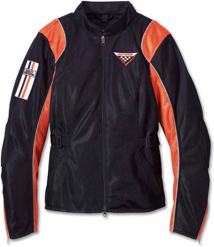 Harley-Davidson Jacket-Cora 3In1 Mesh Txtil  Black/Orange | 98144-23EW