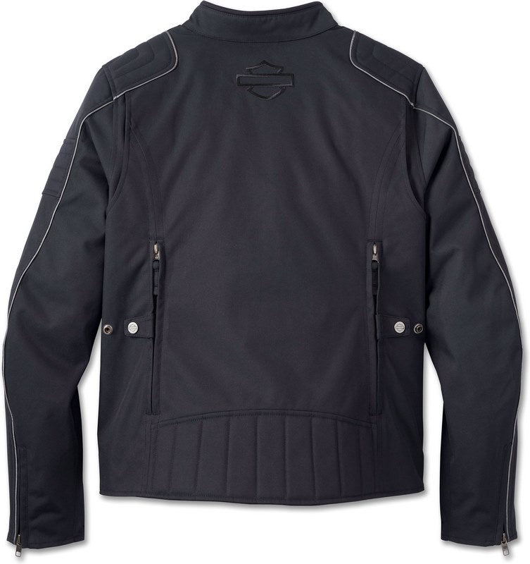 Harley-Davidson Jacket-Hybrid Triple Vent Text  Black | 98145-23EW