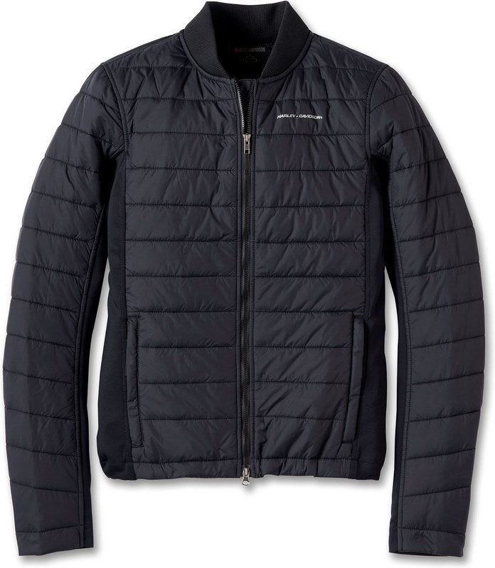 Harley-Davidson Women'S Layering System Lightweight Mid Layer  Black | 98147-23VW