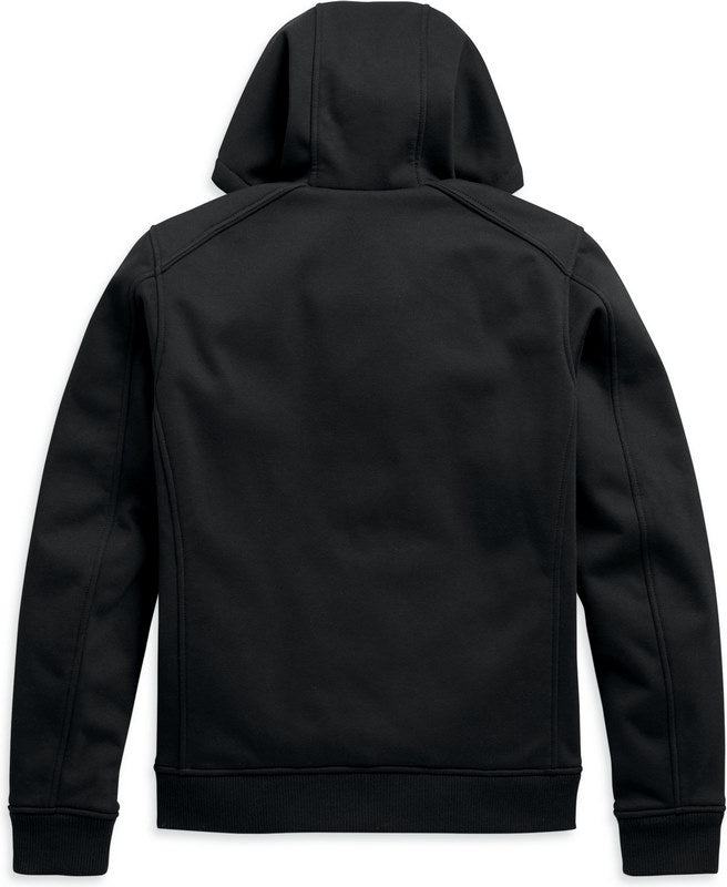 Harley-Davidson Hoodie Arterial Abrasion-Resistant Slim Fit Riding Sweatshirt  Black | 98148-20EM