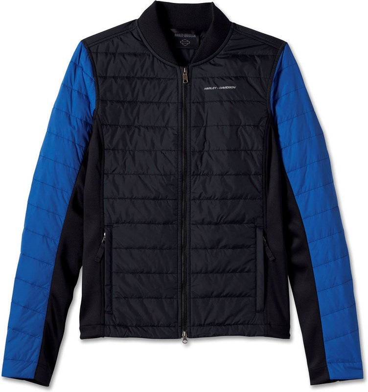 Harley-Davidson Mid Layer-Lightweight Textile  Black Beauty/True Blue | 98151-24VW