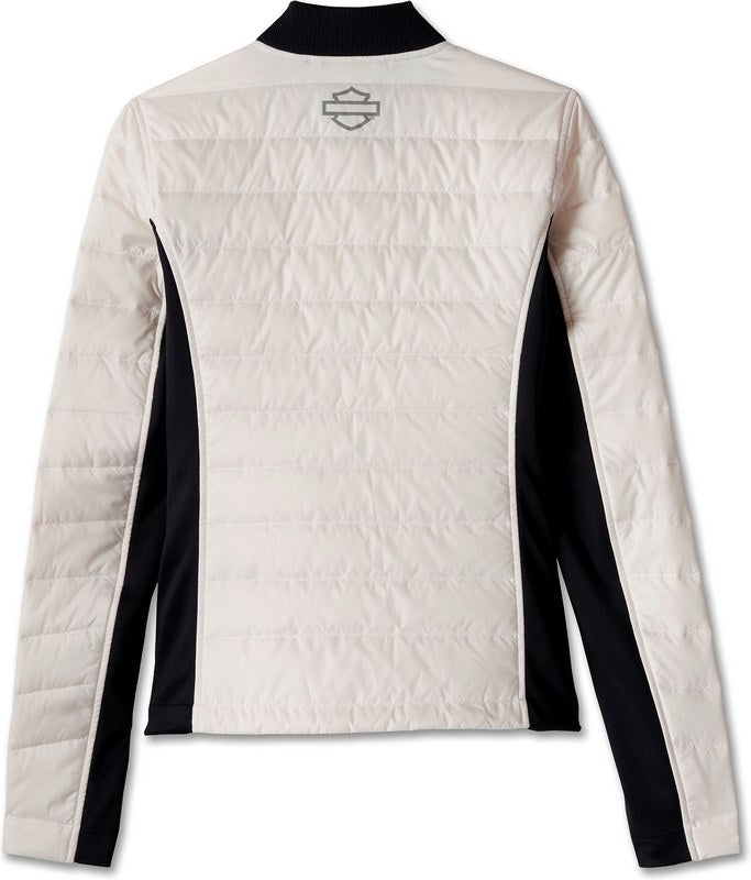 Harley-Davidson Mid Layer-Lightweight Textile  Cloud Dancer/Black Beauty | 98152-24VW