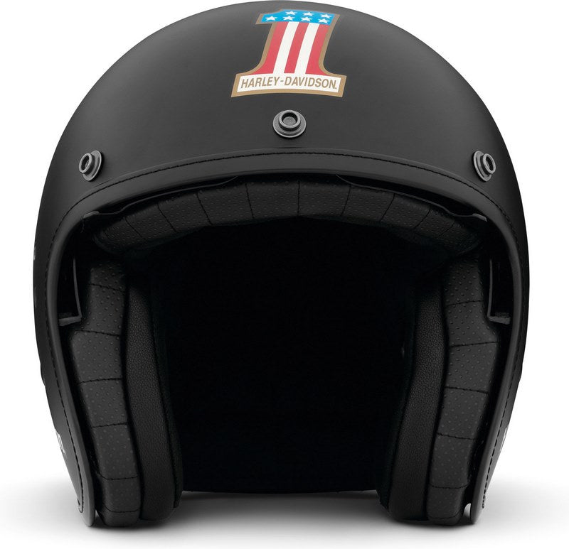 Harley-Davidson Classic #1 X14 サン・シールド 3/4 ヘルメット  マット・ブラック | 98157-22EX