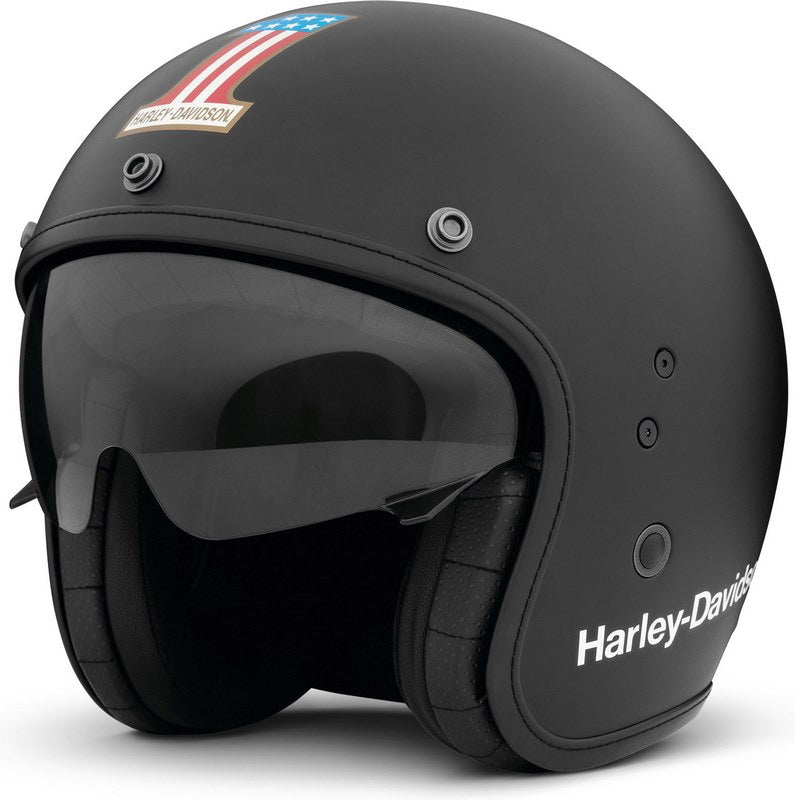 Harley-Davidson Classic #1 X14 サン・シールド 3/4 ヘルメット  マット・ブラック | 98157-22EX