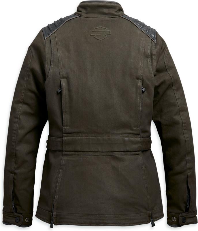 Harley-Davidson Chippewa Falls Stretch Riding Jacket  Black Olive | 98158-20EW