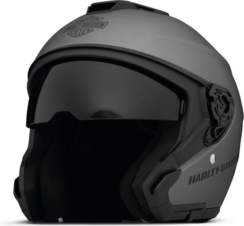 Harley-Davidson Maywood Ii サン・シールド H33 オープンフェイス ヘルメット  Matt Black Silver | 98160-22EX