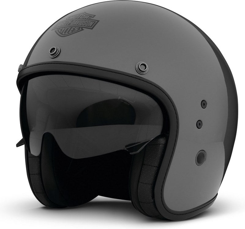 Harley-Davidson Achromatic サン・シールド X14 3/4 ヘルメット  Gunship Grey | 98162-22EX
