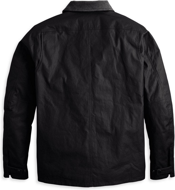 Harley-Davidson Men'S Mesa Hd Adv Waxed Motorcycle Jacket  Black Beauty | 98163-23VM
