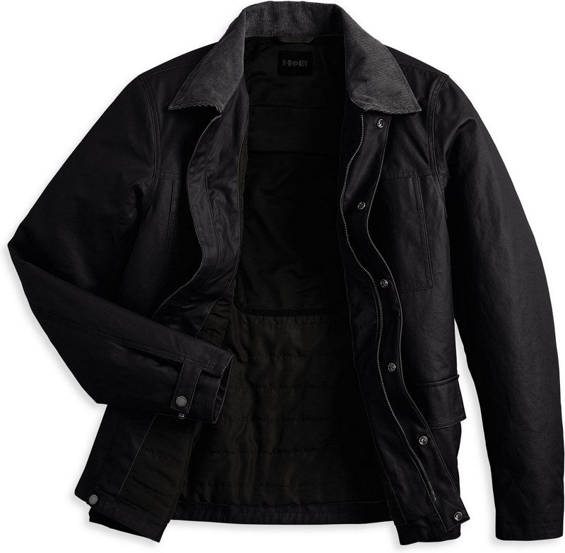 Harley-Davidson Men'S Mesa Hd Adv Waxed Motorcycle Jacket  Black Beauty | 98163-23VM