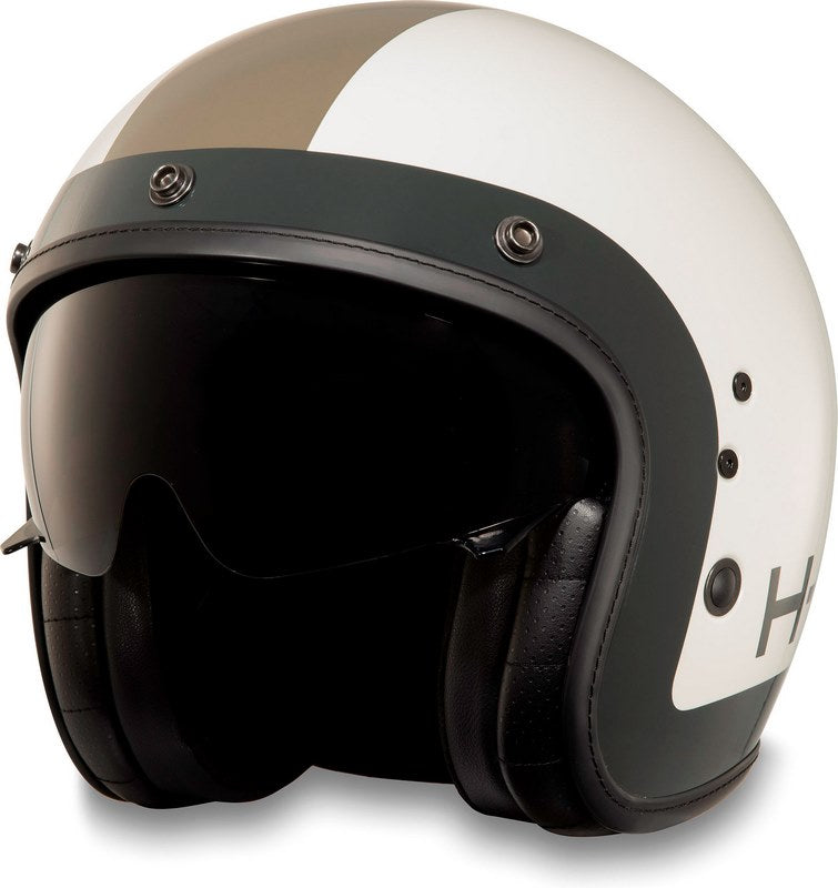 Harley-Davidson H-D X14 Belfast サン・シールド 3/4 ヘルメット  Cloud Dancer/Stone Grey | 98164-24EX
