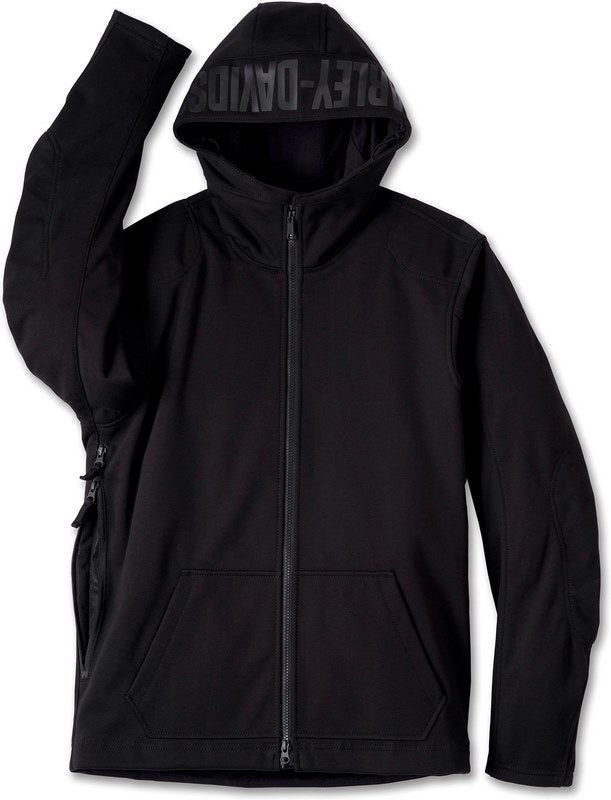 Harley-Davidson Men'S Deflector 2.0 Hooded Riding  Black Beauty | 98169-24VM