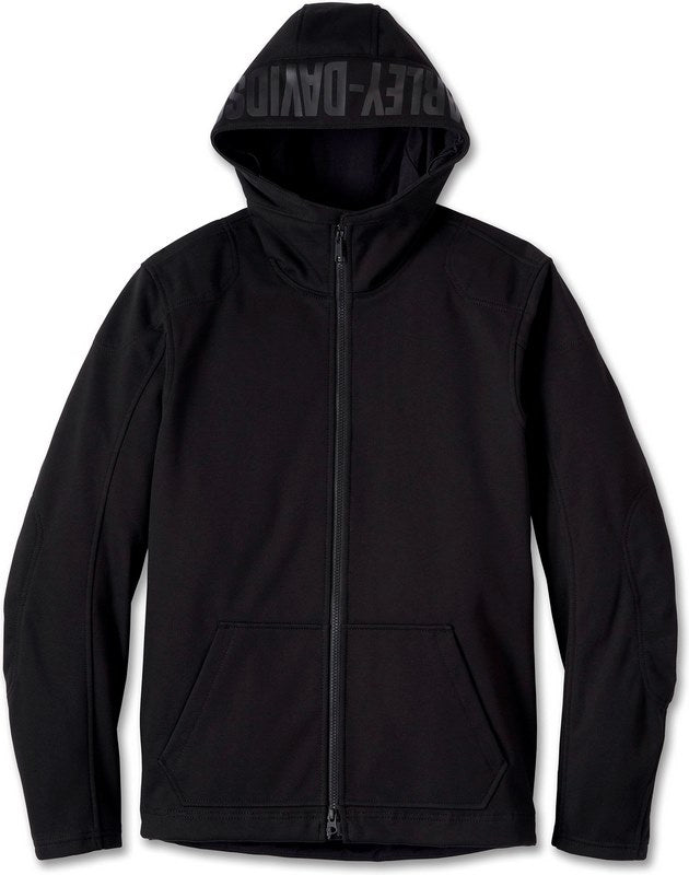 Harley-Davidson Men'S Deflector 2.0 Hooded Riding  Black Beauty | 98169-24VM