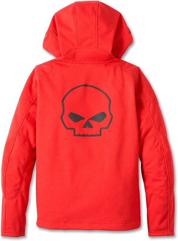 Harley-Davidson Jacket-Deflector Hooded Textile  High Risk Red | 98177-24VW