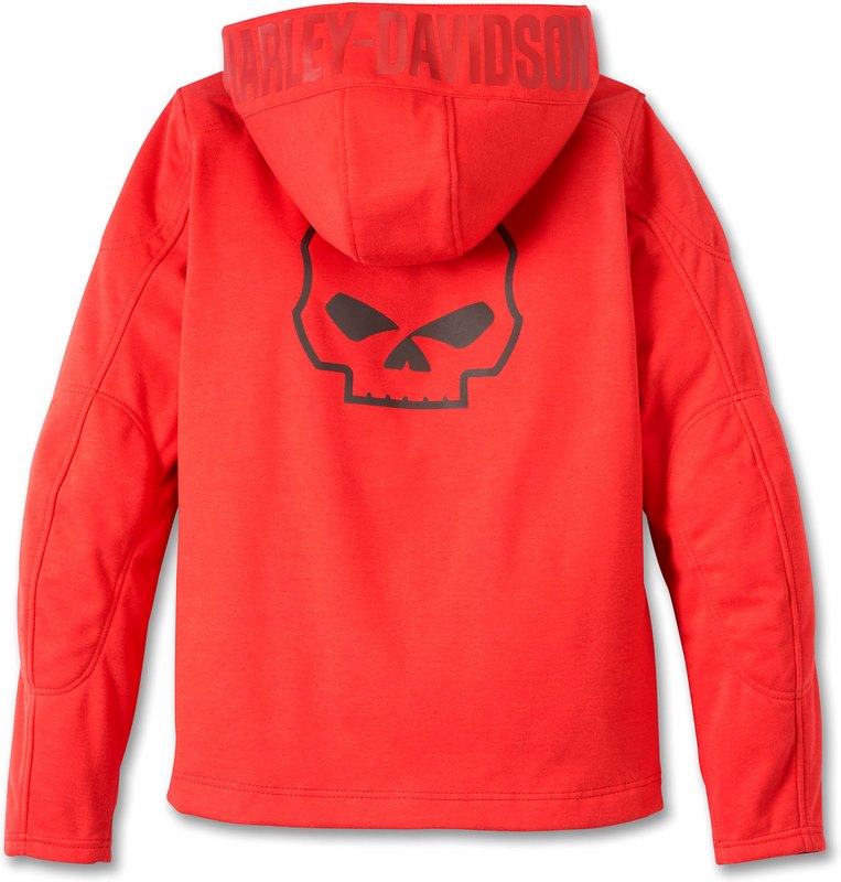 Harley-Davidson Jacket-Deflector Hooded Textile  High Risk Red | 98177-24VW